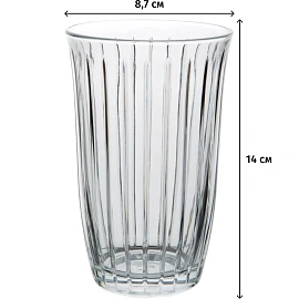 Набор стаканов ДЖОЙ 4 шт. 365 мл фото Набор стаканов ДЖОЙ 4 шт. 365 мл