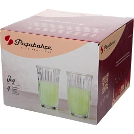 Набор стаканов ДЖОЙ 4 шт. 365 мл фото Набор стаканов ДЖОЙ 4 шт. 365 мл