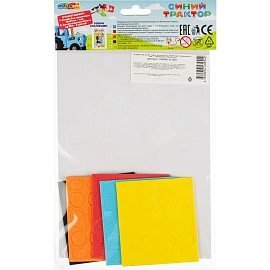 Аппликация 15х21 см СИНИЙ ТРАКТОР МУЛЬТИ АРТ EVAGEO-112365