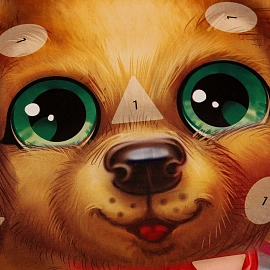 Аппликация 21х30 см котик и песик МУЛЬТИ АРТ EVAGEO-112386