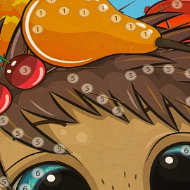 Аппликация из пайеток Ёжик МУЛЬТИ АРТ  SEQPACK-112294