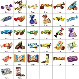 Новогодний сладкий подарок Чемпион 1/1000 арт.ОК22397