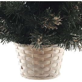 Ёлка искусственная новогодняя настольная с украшениями 51 см