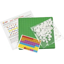 Настольная игра Словодел Собери слово 258х258мм Фишки пласт, 4680107930781