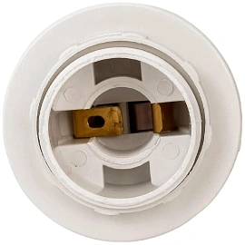 Патрон Е14-ППК пластиковый с прижимным кольцом IN HOME