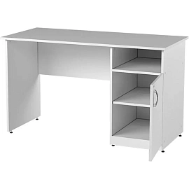 Стол медицинский Еламед Модуль 2 с тумбой (белый, 1300х600х750 мм)