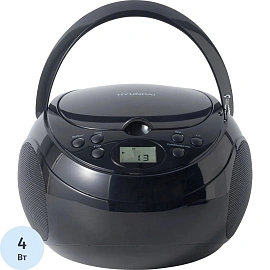 Магнитола Hyundai H-CD3300 черный 4Вт/CD/CDRW/FM(dig)