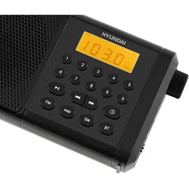 Радиоприемник Hyundai чёрный (H-PSR115)