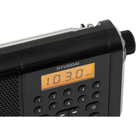 Радиоприемник Hyundai чёрный (H-PSR115)