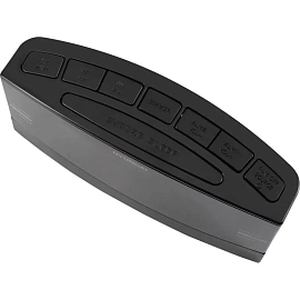 Радиобудильник Hyundai H-RCL238 черный LCD подсв:белая часы:цифровые FM