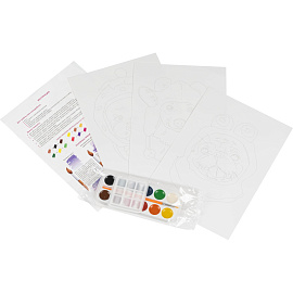 Набор для рисования Скетчинг акварелью Модные пёсики, Рн-044 фото Набор для рисования Скетчинг акварелью Модные пёсики, Рн-044