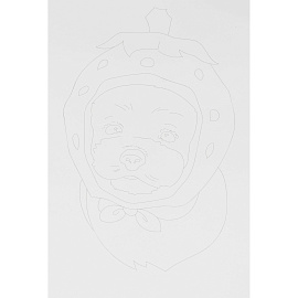 Набор для рисования Скетчинг акварелью Модные пёсики, Рн-044 фото Набор для рисования Скетчинг акварелью Модные пёсики, Рн-044