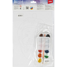 Набор для рисования Скетчинг акварелью Модные пёсики, Рн-044 фото Набор для рисования Скетчинг акварелью Модные пёсики, Рн-044