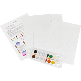 Набор для рисования Скетчинг акварелью Цветочные нежности, Рн-045 фото Набор для рисования Скетчинг акварелью Цветочные нежности, Рн-045