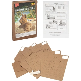 Конструктор картонный Lori Объёмная игрушка Корги 117 деталей