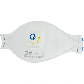 Респиратор противоаэрозольный О2 3112 с клапаном FFP2 (10 штук в упаковке)
