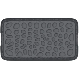 Лоток для обуви Камни тёмно-серый (390х710х20 мм)