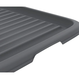 Лоток ET_Лоток для обуви Стиль 710x390x21мм,графит,арт.АП 361