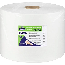 Материал протирочный нетканый Probos Alpha 9501W50г/м2 бел24,9х34 1100л/рул