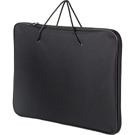 Папка-портфель нейлоновая А3 черная (45x33 см, 1 отделение)