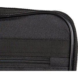 Папка-портфель нейлоновая А4 черная (39х31 см, 1 отделение)