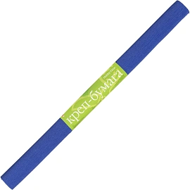 Бумага крепированная в рулоне, темно-синяя 2-066/17 фото Бумага крепированная в рулоне, темно-синяя 2-066/17