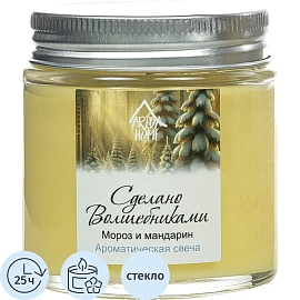 Свеча ароматическая СВ Мороз и мандарин АР 100-792