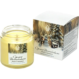 Свеча ароматическая СВ Мороз и мандарин АР 100-792