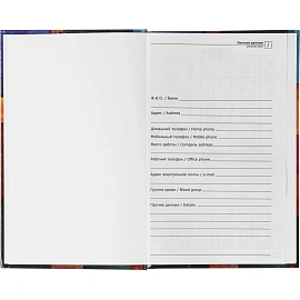 Ежедневник недатированный 7БЦ, пл. гл., А5,128л, Выбор есть, Абстракционизм