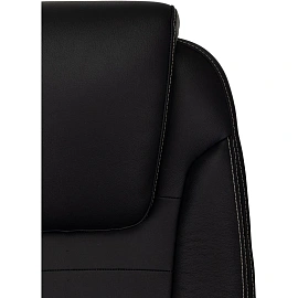 Кресло БР Комус Мебель EChair 329 кожа,черный, дерево