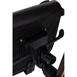 Кресло БР Комус Мебель EChair 329 кожа,черный, дерево