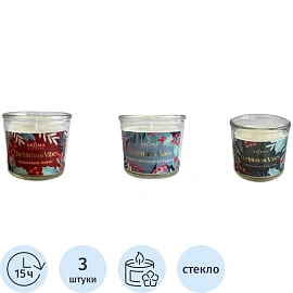 Набор свечей новогодний 3 шт AH01004