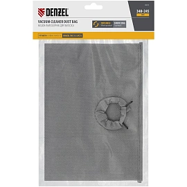 Мешок тканевый многоразовый для пылесоса Denzel SVC15, LVC15// Denzel