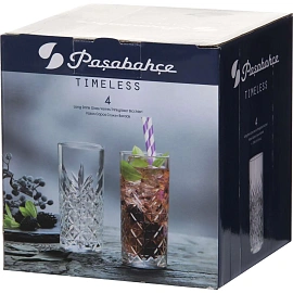 Набор стаканов (хайбол) Pasabahce Таймлесс 295 мл (4 штуки в упаковке)