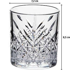 Набор стаканов (рокс) Pasabahce Таймлесс 345 мл (4 штуки в упаковке)