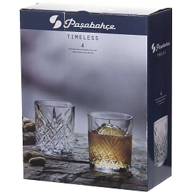 Набор стаканов (рокс) Pasabahce Таймлесс 345 мл (4 штуки в упаковке)