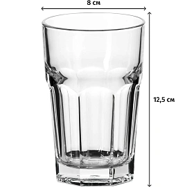 Стакан (хайбол) Pasabahce Касабланка стеклянный 295 мл (6 штук в упаковке)