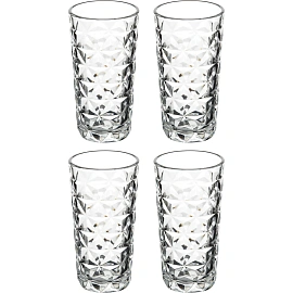 Набор стаканов ЭСТРЕЛЛА 4 шт. 360 мл