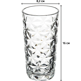 Набор стаканов ЭСТРЕЛЛА 4 шт. 360 мл