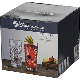 Набор стаканов ЭСТРЕЛЛА 4 шт. 360 мл