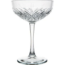 Бокал для шампанского Pasabahce Таймлесс стеклянный 255 мл (4 штуки в упаковке)