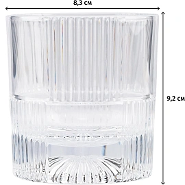 Стакан 4шт для виски DANDY 290 мл