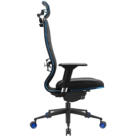 Кресло МТ_Samurai Space Blue Черный 2E4.3.6.B6