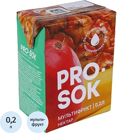 Нектар Pro Sok мультифруктовый 0.2 л