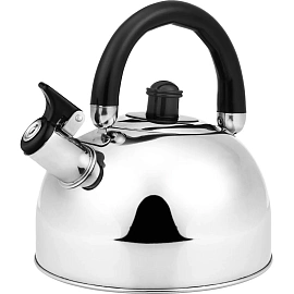 Чайник нержавеющий 2,5л со свистком TM Appetite