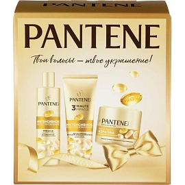 Подарочный набор PANTENE ProV Интен восcтан Маск300 Шам250 Бал-ополас220мл