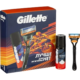 Подарочный набор для мужчин Gillette (пена для бритья, 50 мл и бритвенный станок с 1 сменной кассетой)