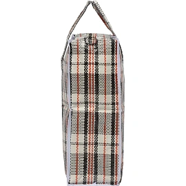 Сумка хозяйственная Клетка полипропилен 40х15х35 см