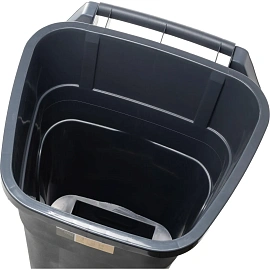 Контейнер 110 литров для мусора, с крышкой, на колесах, 84х54х58 см, пластиковый, PLAST TEAM, РТ9957