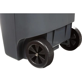 Контейнер 110 литров для мусора, с крышкой, на колесах, 84х54х58 см, пластиковый, PLAST TEAM, РТ9957